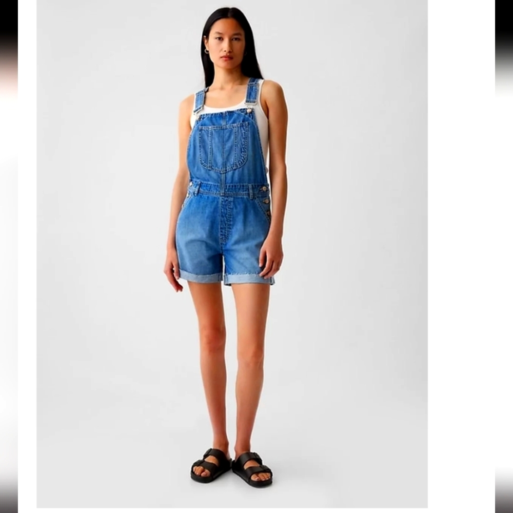NWT Gap For Good Denim Shortalls